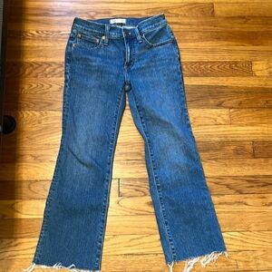 Madewell mid-rise kick out jeans